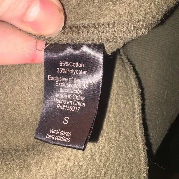 Women's Olive Green Hooded Cardigan - Picture 2 of 2